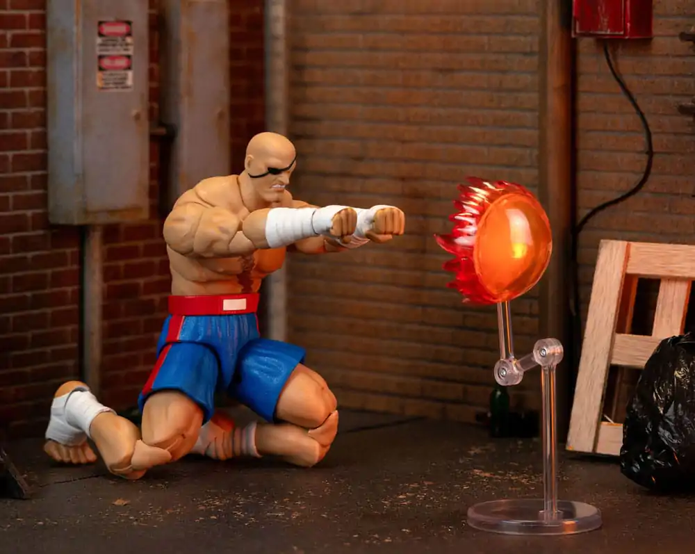 Ultra Street Fighter II: The Final Challengers Action Figur 1/12 Sagat 19 cm Produktfoto