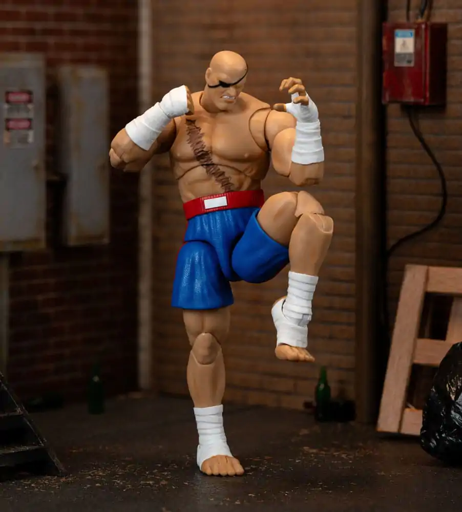 Ultra Street Fighter II: The Final Challengers Action Figur 1/12 Sagat 19 cm Produktfoto