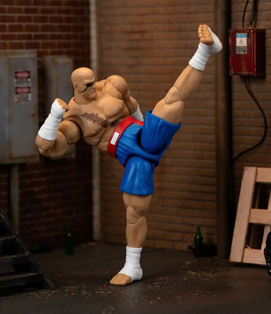 Ultra Street Fighter II: The Final Challengers Action Figur 1/12 Sagat 19 cm Produktfoto