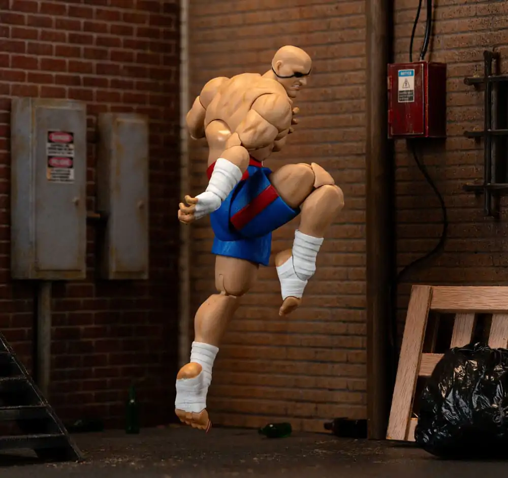 Ultra Street Fighter II: The Final Challengers Action Figur 1/12 Sagat 19 cm Produktfoto