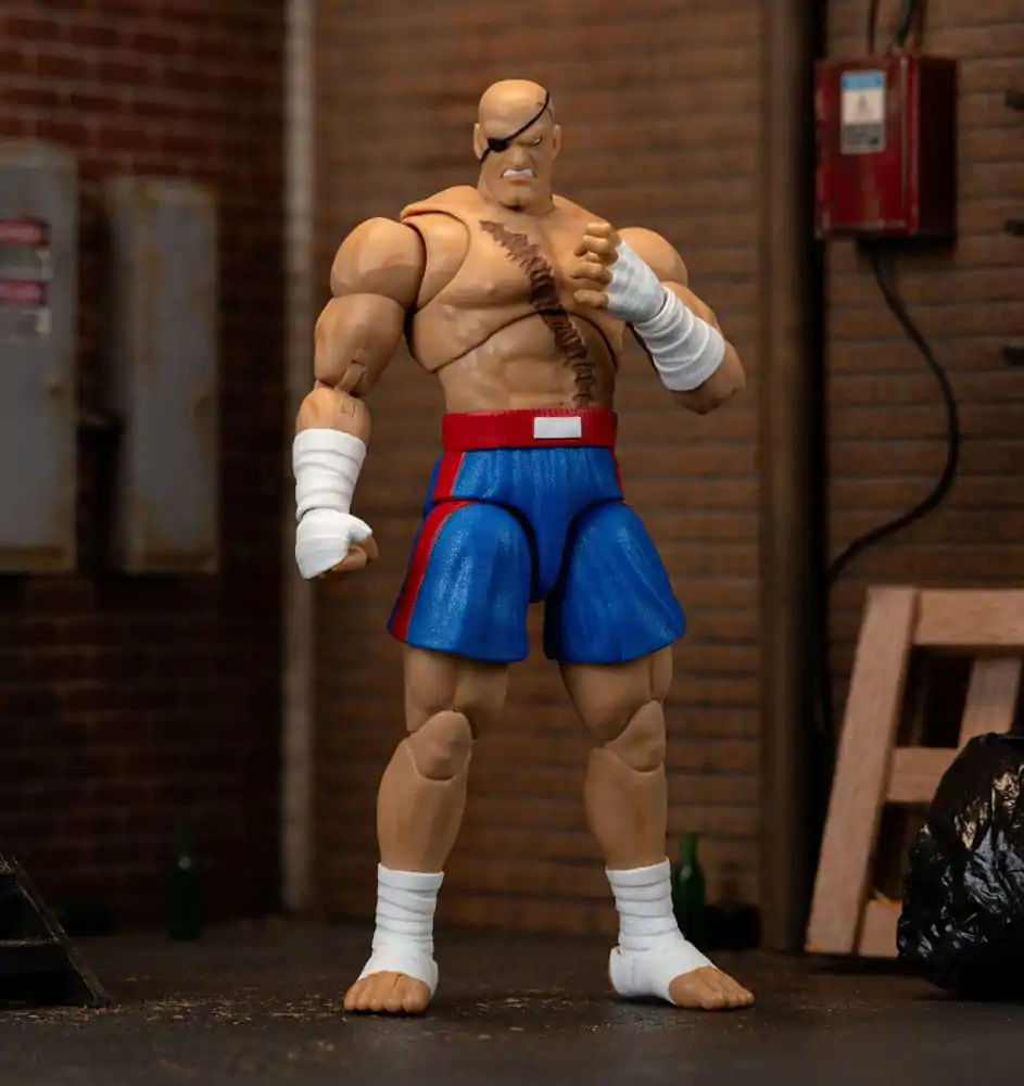 Ultra Street Fighter II: The Final Challengers Action Figur 1/12 Sagat 19 cm Produktfoto