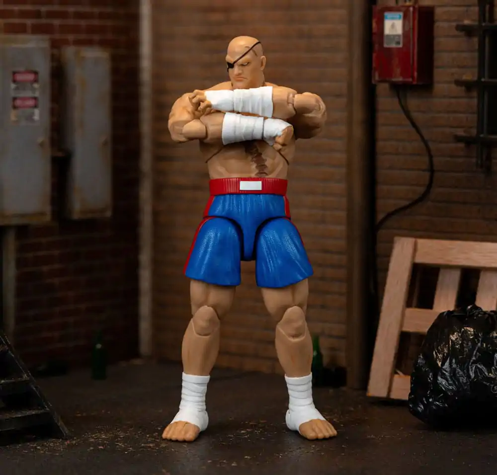 Ultra Street Fighter II: The Final Challengers Action Figur 1/12 Sagat 19 cm Produktfoto