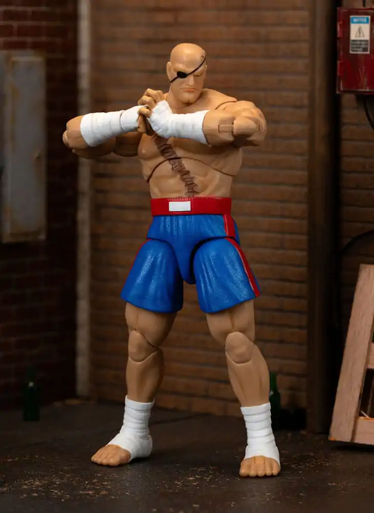 Ultra Street Fighter II: The Final Challengers Action Figur 1/12 Sagat 19 cm Produktfoto