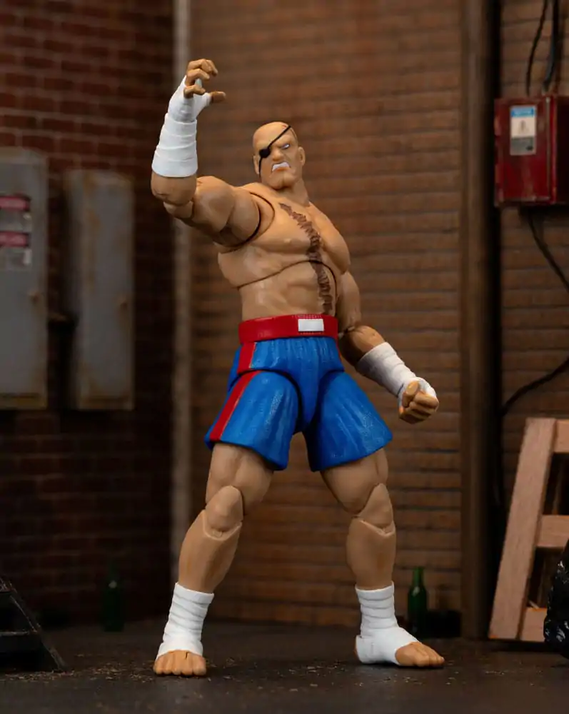 Ultra Street Fighter II: The Final Challengers Action Figur 1/12 Sagat 19 cm Produktfoto