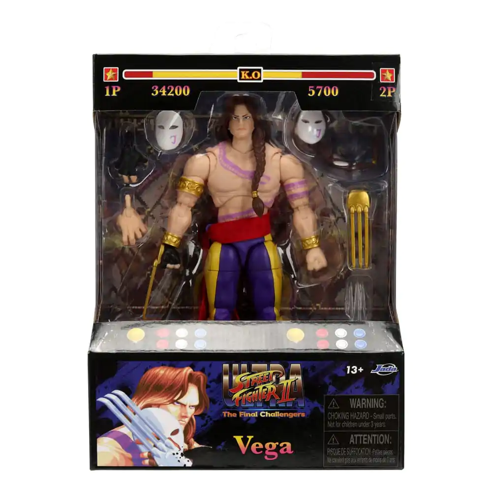 Ultra Street Fighter II: The Final Challengers Actionfigur 1/12 Vega 15 cm Produktfoto