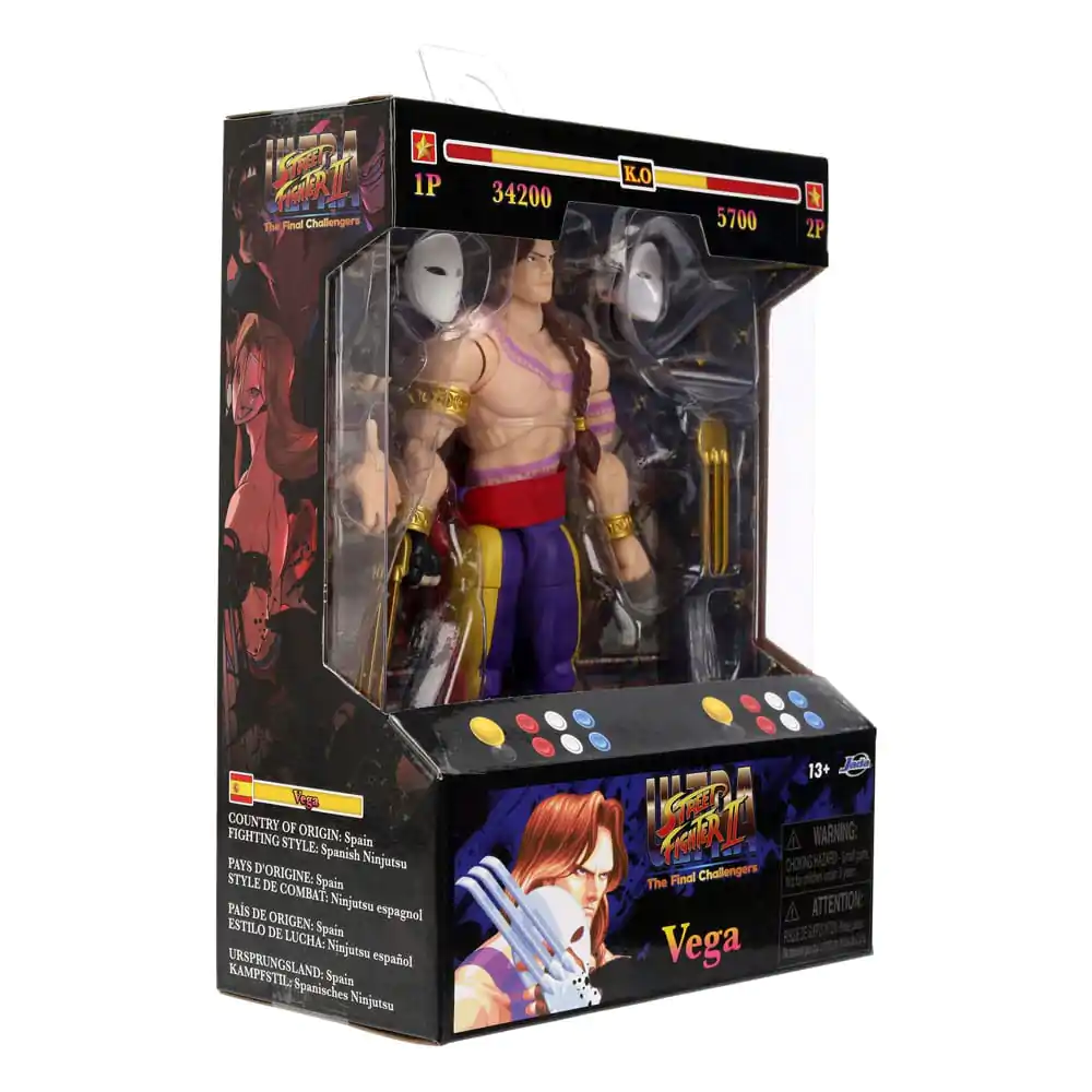 Ultra Street Fighter II: The Final Challengers Actionfigur 1/12 Vega 15 cm Produktfoto
