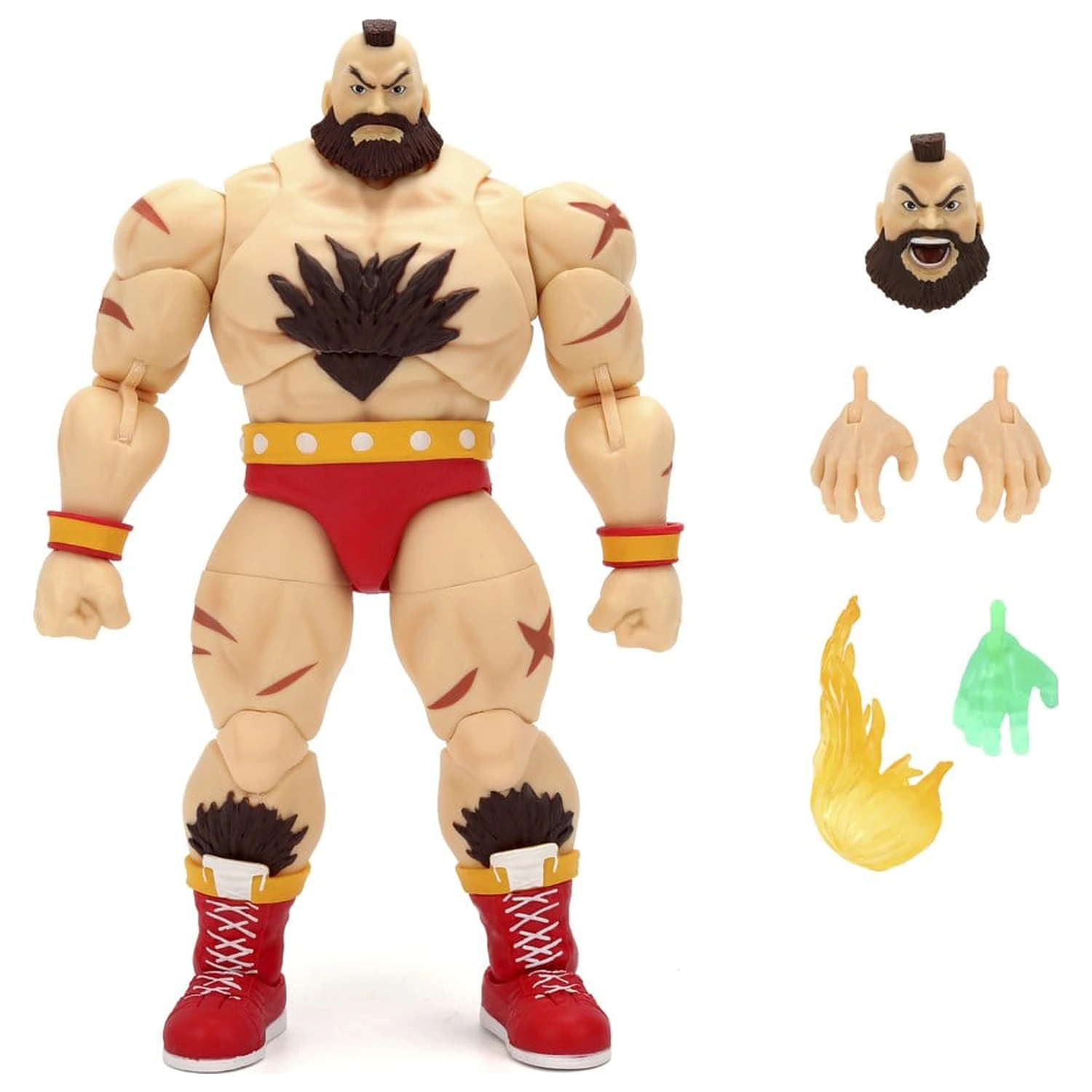 Ultra Street Fighter II: The Final Challengers Actionfigur 1/12 Zangief 18 cm Produktfoto