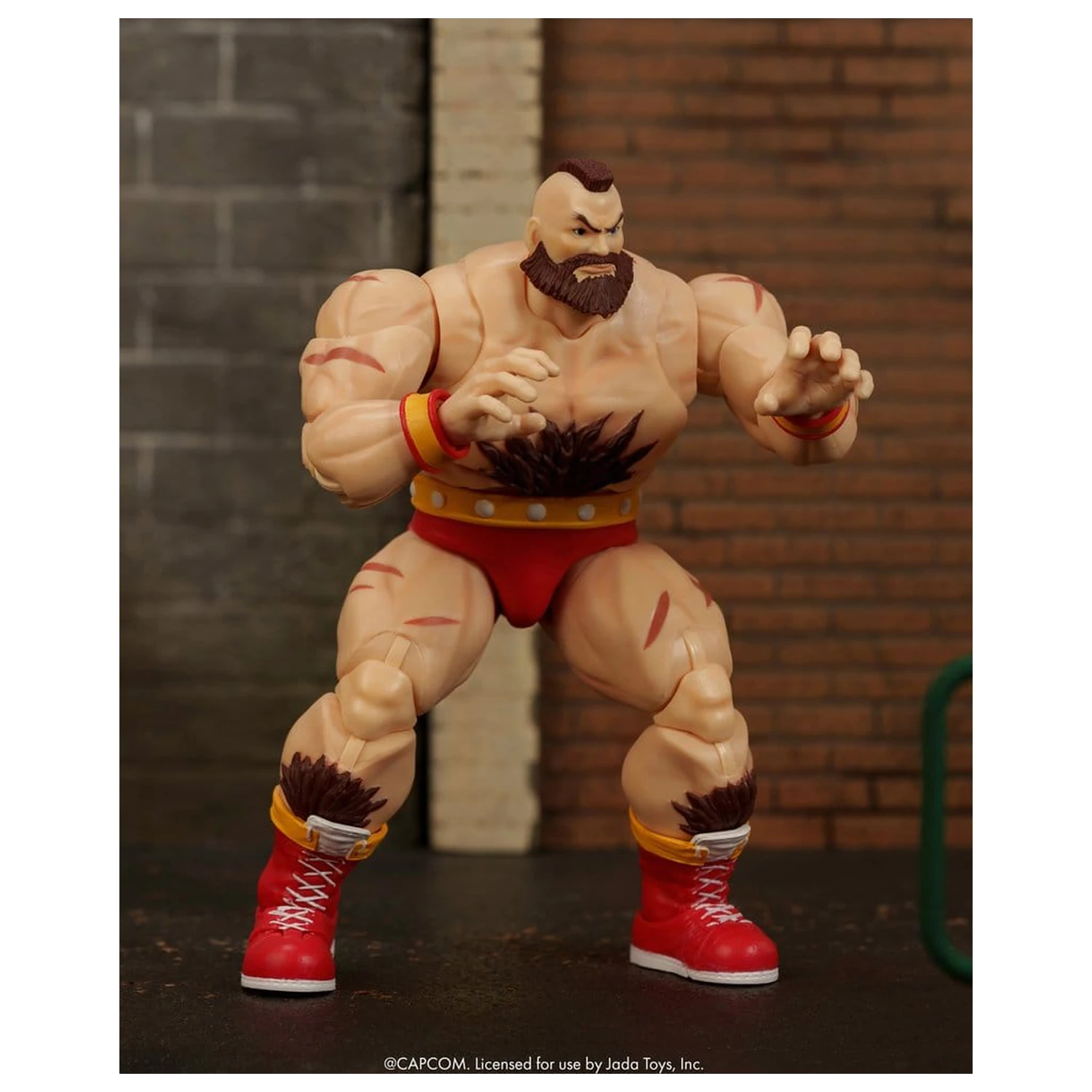 Ultra Street Fighter II: The Final Challengers Actionfigur 1/12 Zangief 18 cm Produktfoto