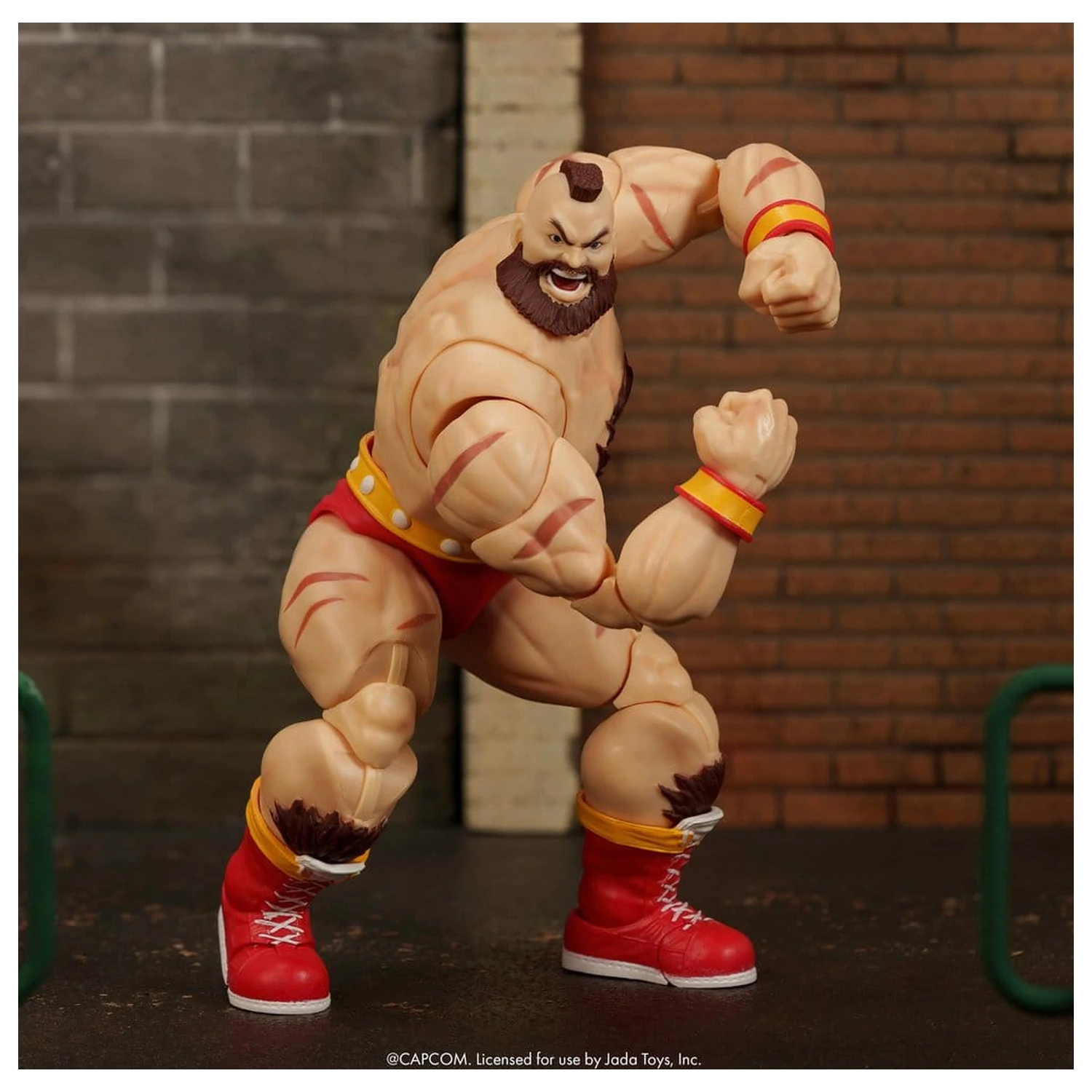 Ultra Street Fighter II: The Final Challengers Actionfigur 1/12 Zangief 18 cm Produktfoto