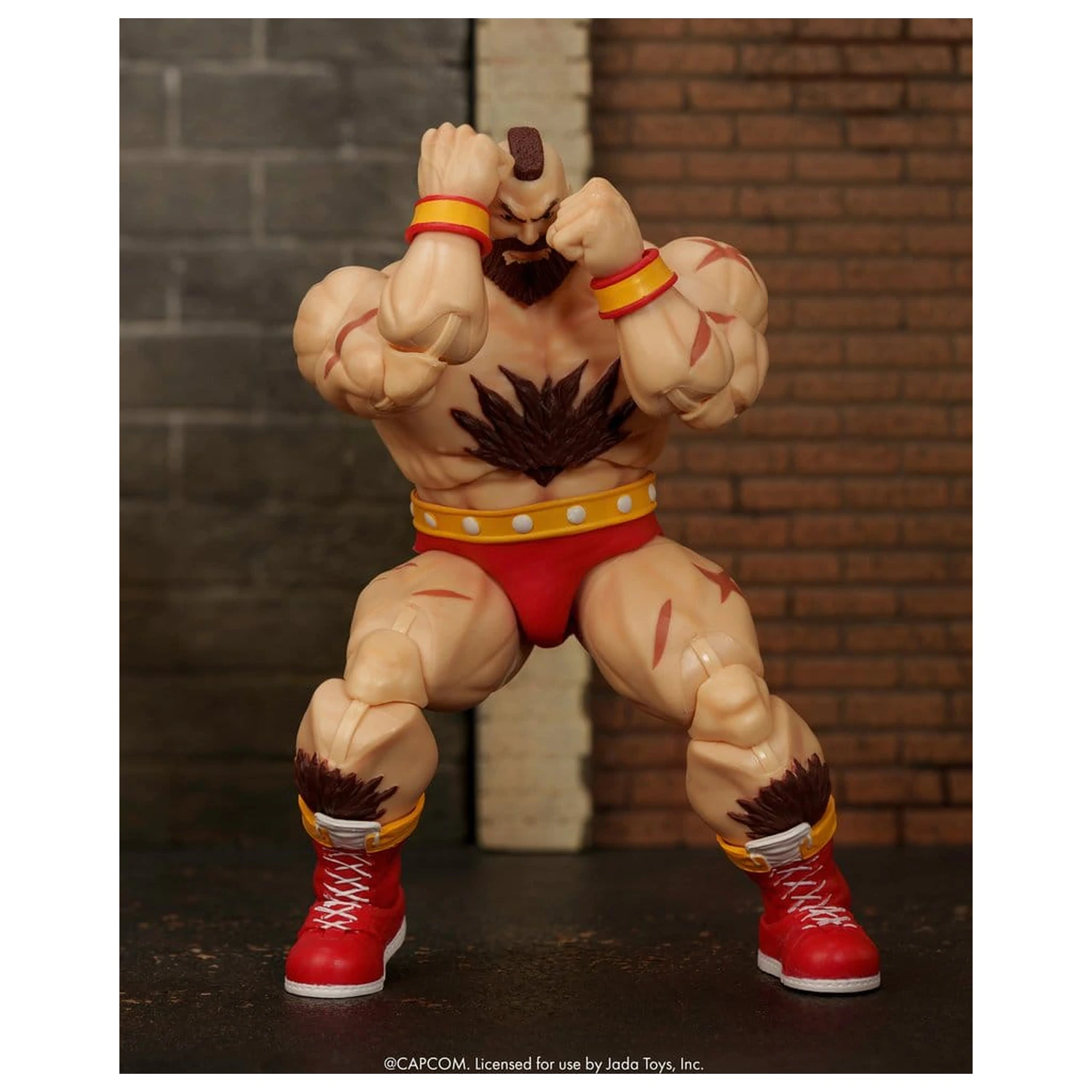 Ultra Street Fighter II: The Final Challengers Actionfigur 1/12 Zangief 18 cm Produktfoto