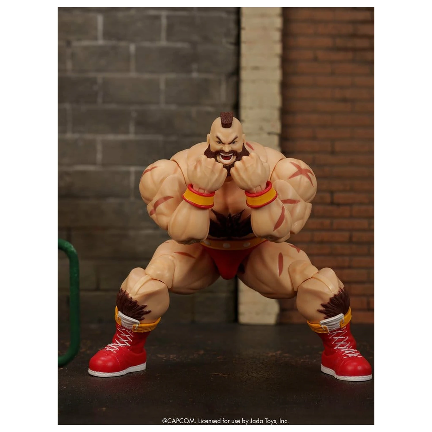Ultra Street Fighter II: The Final Challengers Actionfigur 1/12 Zangief 18 cm Produktfoto
