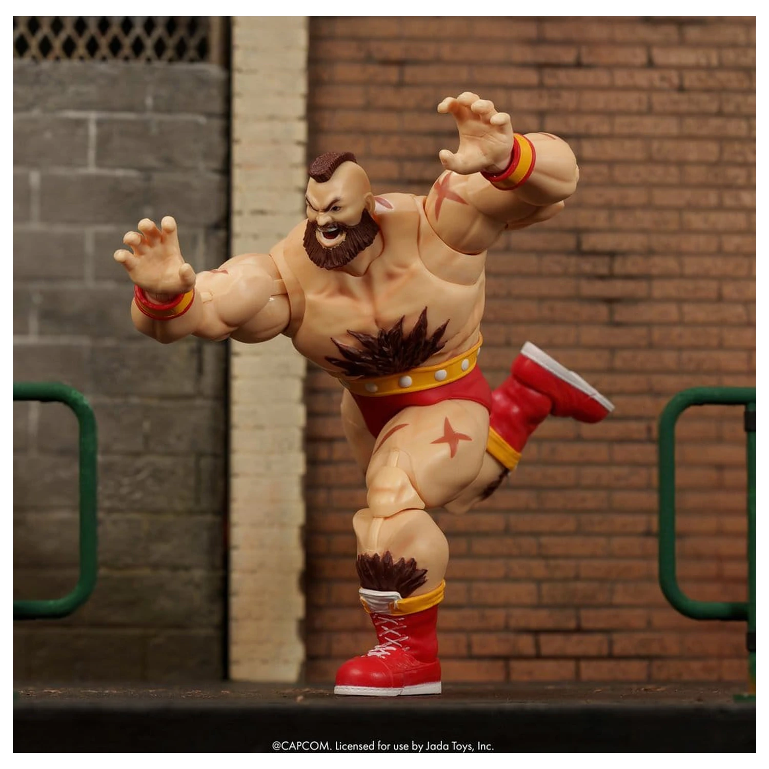 Ultra Street Fighter II: The Final Challengers Actionfigur 1/12 Zangief 18 cm Produktfoto