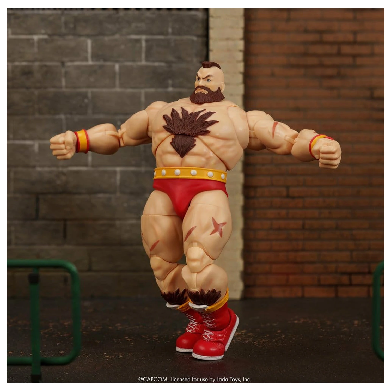 Ultra Street Fighter II: The Final Challengers Actionfigur 1/12 Zangief 18 cm Produktfoto