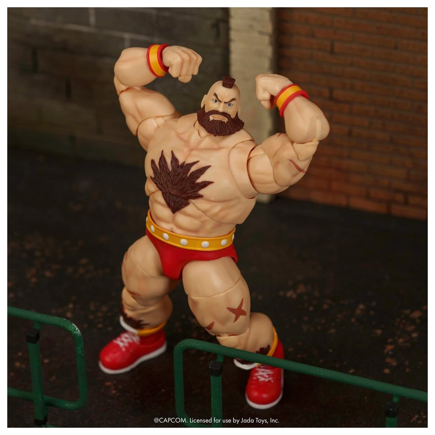 Ultra Street Fighter II: The Final Challengers Actionfigur 1/12 Zangief 18 cm Produktfoto