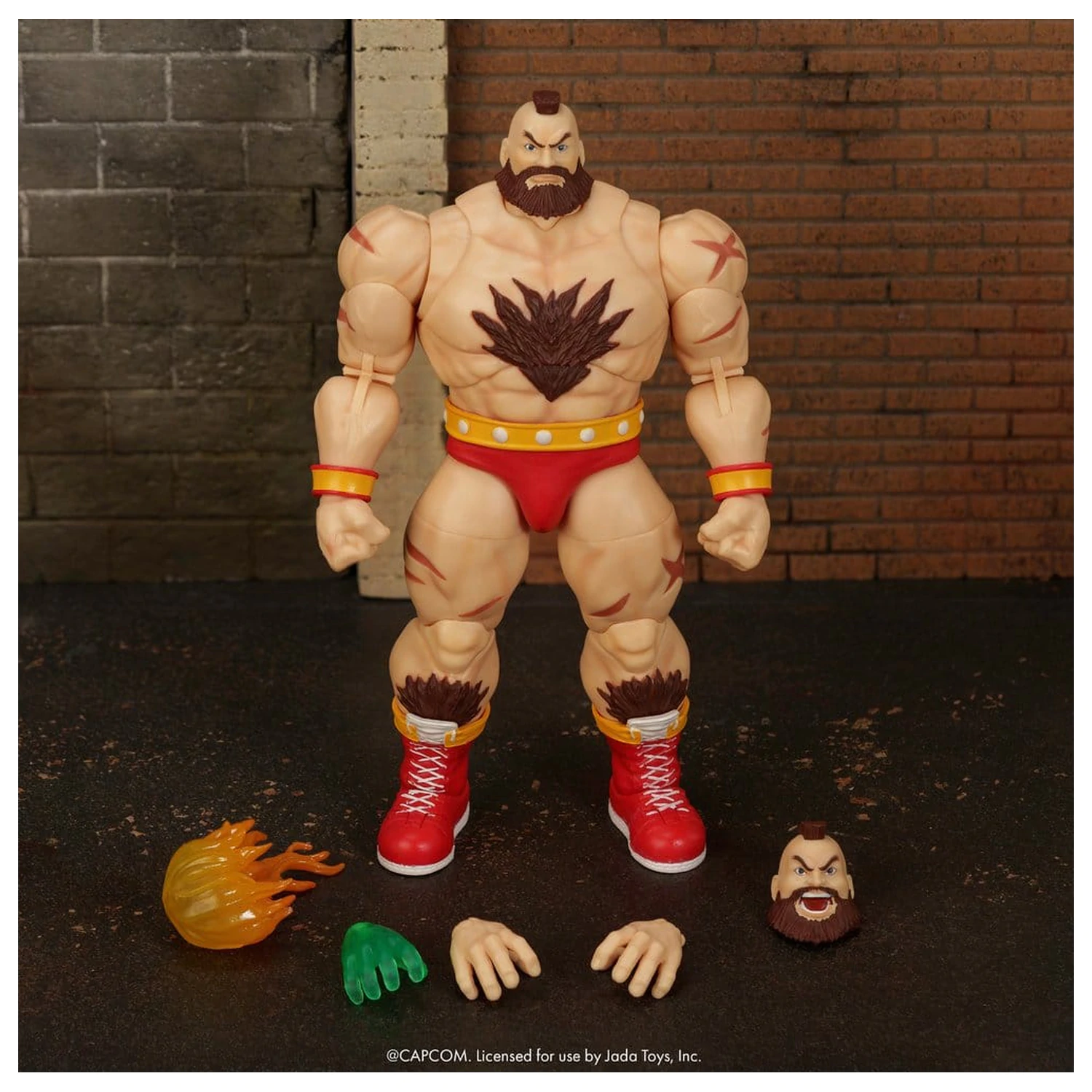 Ultra Street Fighter II: The Final Challengers Actionfigur 1/12 Zangief 18 cm Produktfoto