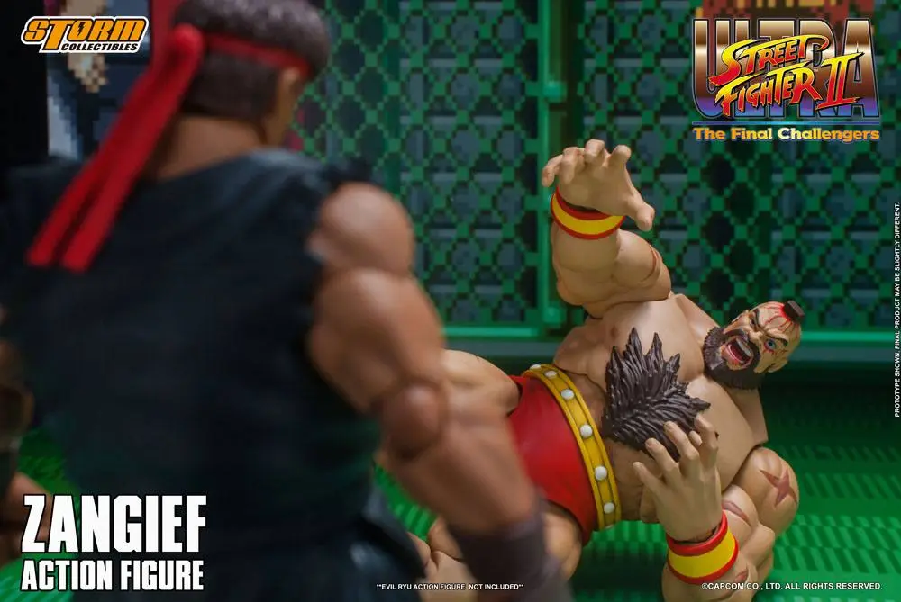 Ultra Street Fighter II: The Final Challengers Actionfigur 1/12 Zangief 19 cm Produktfoto