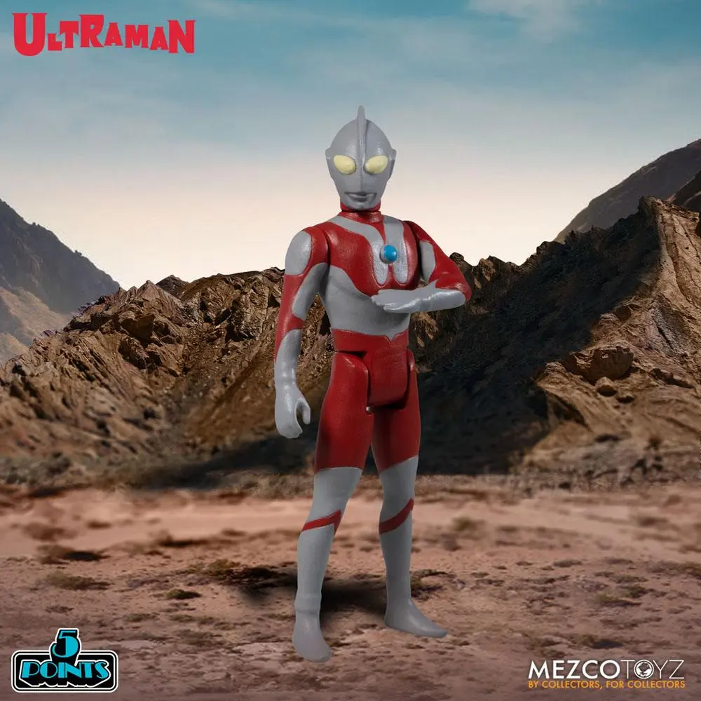 Ultraman 5 Points Actionfiguren Ultraman & Red King Boxed Set Produktfoto