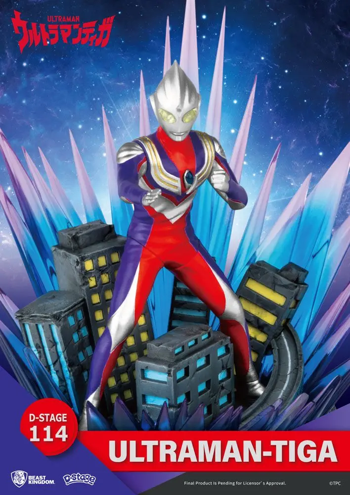 Ultraman D-Stage PVC Diorama Ultraman Tiga 15 cm Produktfoto