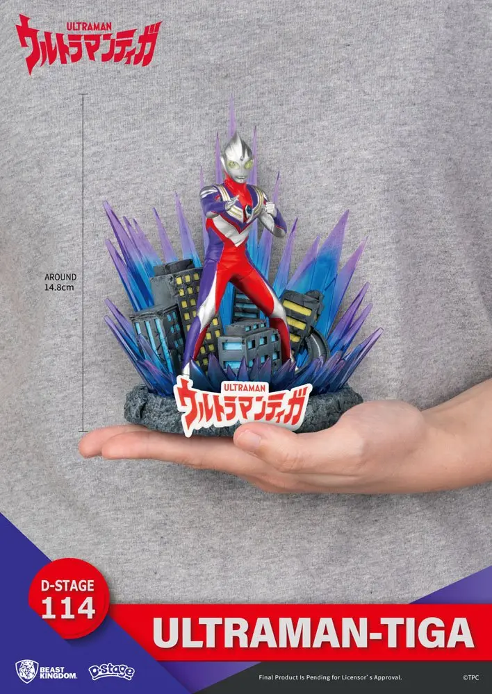 Ultraman D-Stage PVC Diorama Ultraman Tiga 15 cm Produktfoto