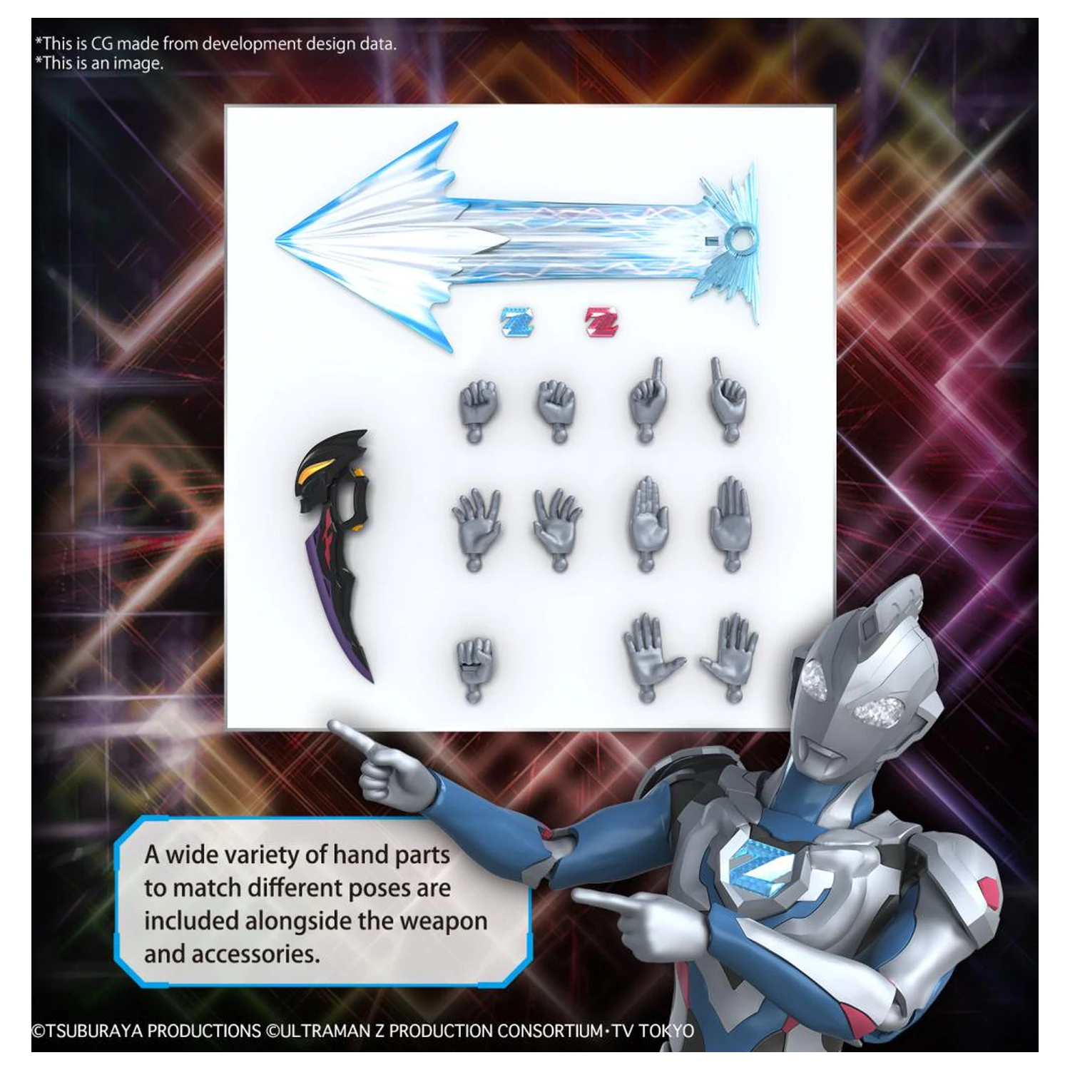 ULTRAMAN Figur-rise Standard Ultraman Z Original Modellbausatz Produktfoto