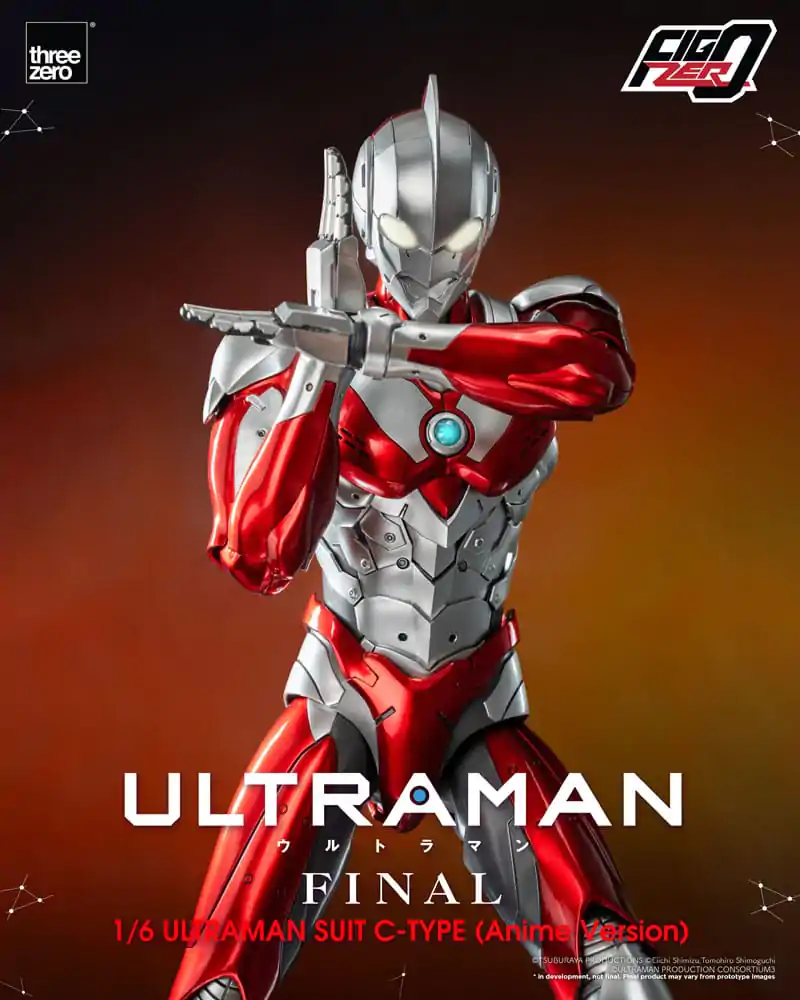 Ultraman FigZero Actionfigur 1/6 Ultraman Suit C-Type (Anime Version) 31 cm termékfotó