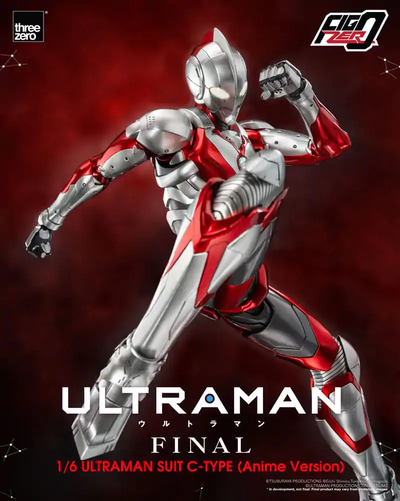 Ultraman FigZero Actionfigur 1/6 Ultraman Suit C-Type (Anime Version) 31 cm termékfotó