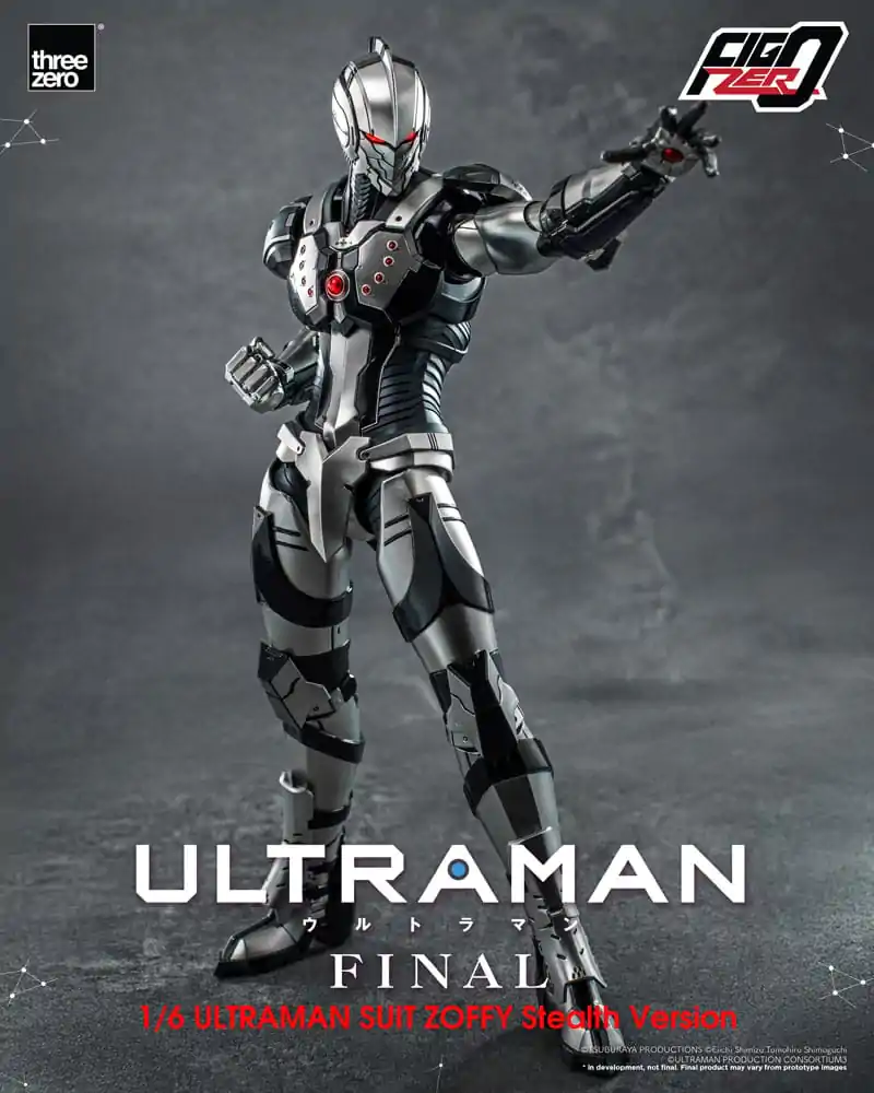 Ultraman Final FigZero Actionfigur 1/6 Ultraman Suit Zoffy Stealth Version 30 cm Produktfoto