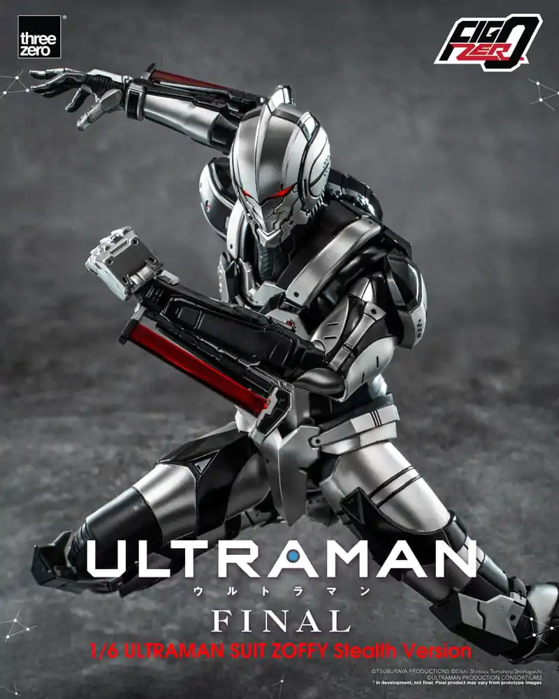 Ultraman Final FigZero Actionfigur 1/6 Ultraman Suit Zoffy Stealth Version 30 cm Produktfoto