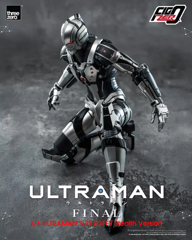 Ultraman Final FigZero Actionfigur 1/6 Ultraman Suit Zoffy Stealth Version 30 cm Produktfoto