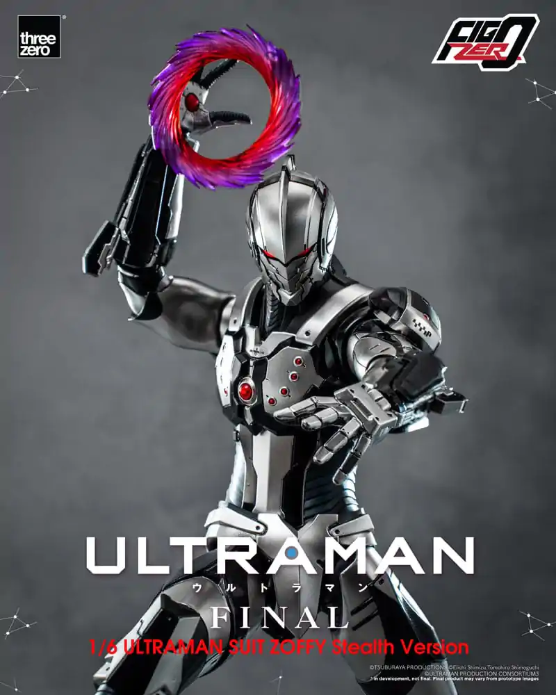 Ultraman Final FigZero Actionfigur 1/6 Ultraman Suit Zoffy Stealth Version 30 cm Produktfoto