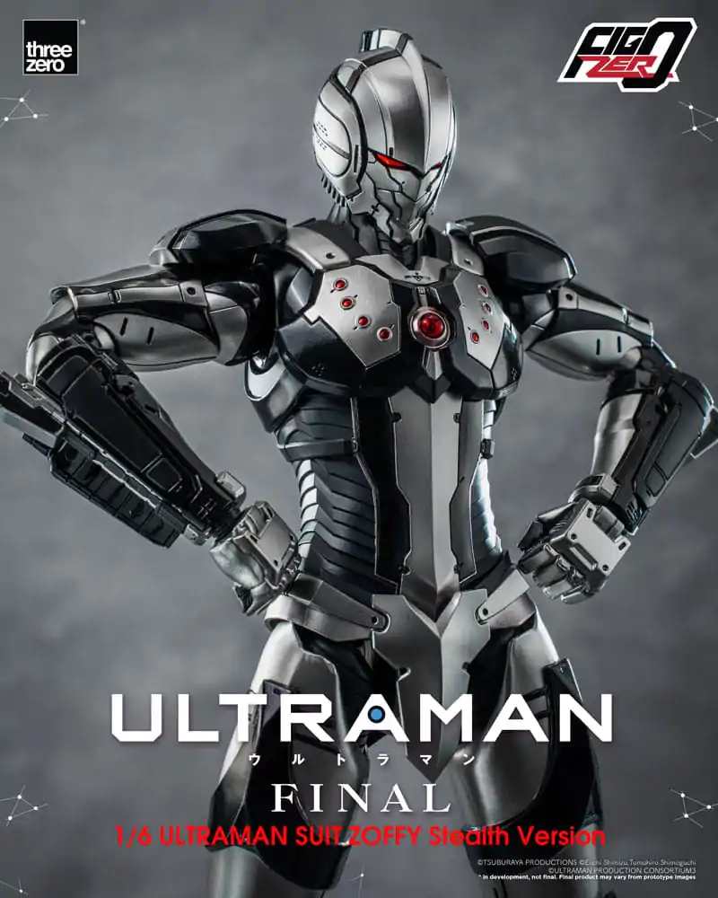 Ultraman Final FigZero Actionfigur 1/6 Ultraman Suit Zoffy Stealth Version 30 cm Produktfoto