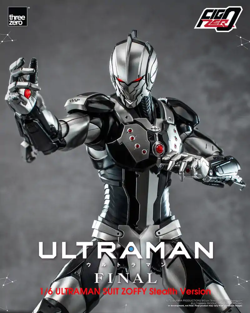 Ultraman Final FigZero Actionfigur 1/6 Ultraman Suit Zoffy Stealth Version 30 cm Produktfoto