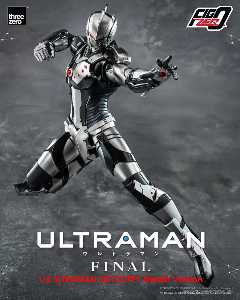 Ultraman Final FigZero Actionfigur 1/6 Ultraman Suit Zoffy Stealth Version 30 cm Produktfoto