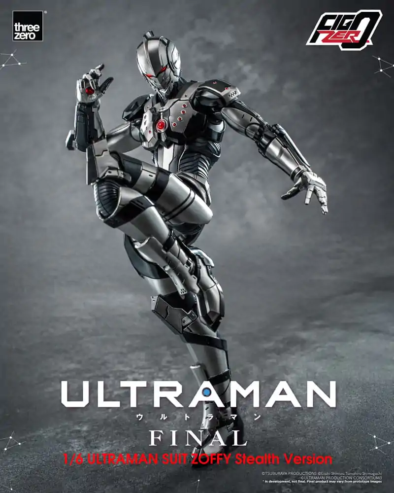 Ultraman Final FigZero Actionfigur 1/6 Ultraman Suit Zoffy Stealth Version 30 cm Produktfoto