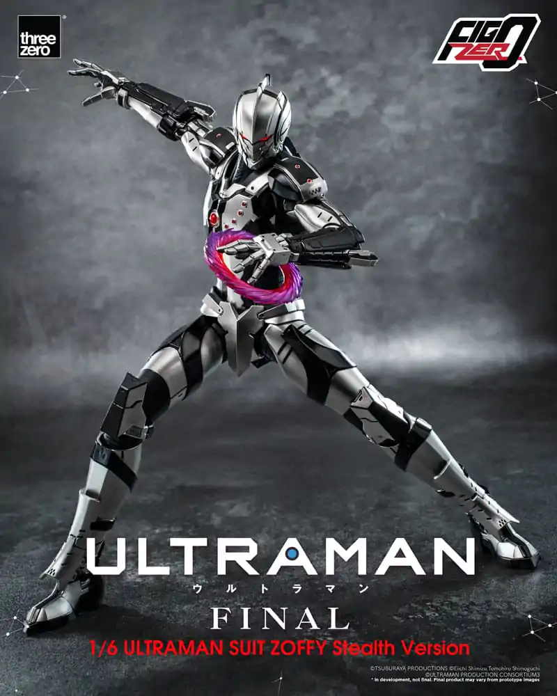 Ultraman Final FigZero Actionfigur 1/6 Ultraman Suit Zoffy Stealth Version 30 cm Produktfoto