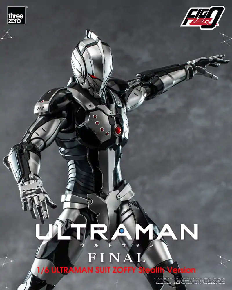 Ultraman Final FigZero Actionfigur 1/6 Ultraman Suit Zoffy Stealth Version 30 cm Produktfoto