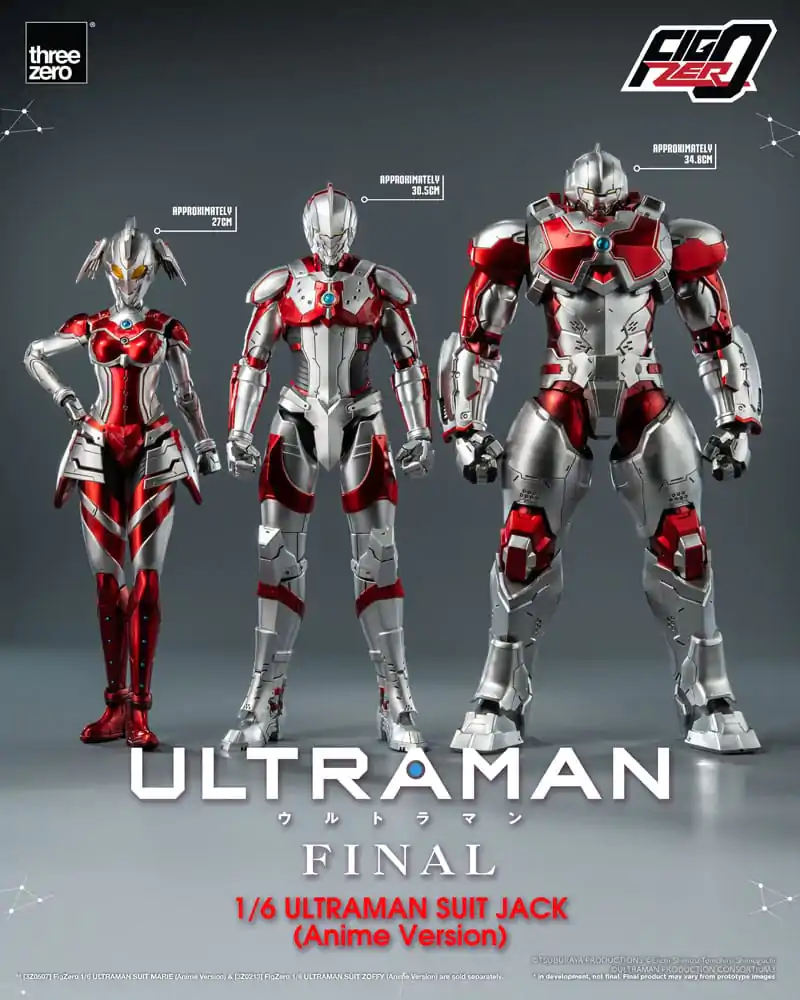 Ultraman Final FigZero Actionfigur 1/6 Ultraman Suit Jack Anime Version 35 cm Produktfoto