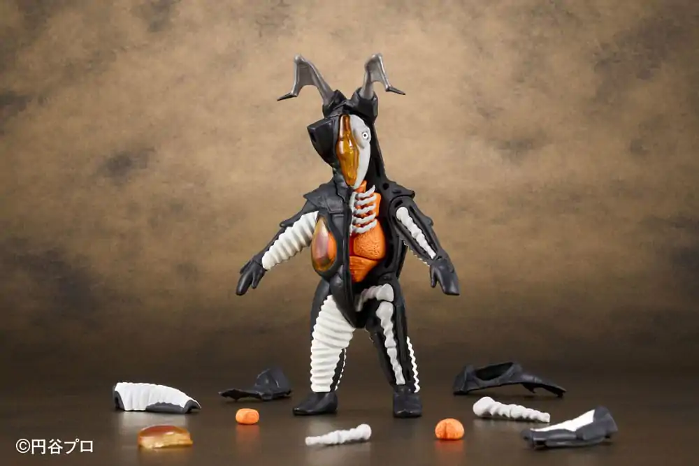 Ultraman Kaitai Puzzle Fantasy Minifigur Zetton 13 cm Produktfoto