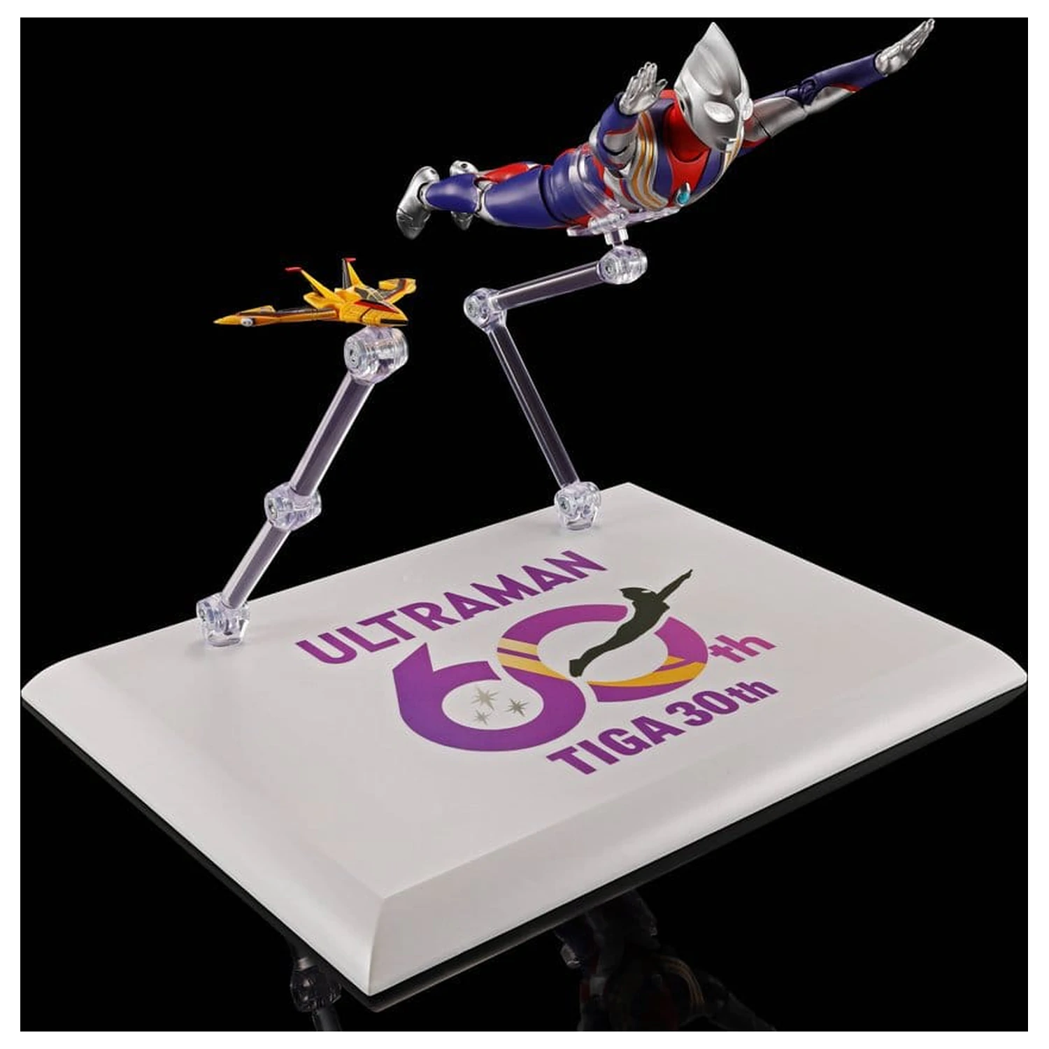 Ultraman Series S.H.Figuarts Shinkocchou Seihou Action-Figur Ultraman Tiga Multi Type 30th Anniversary Edition 15 cm Produktfoto