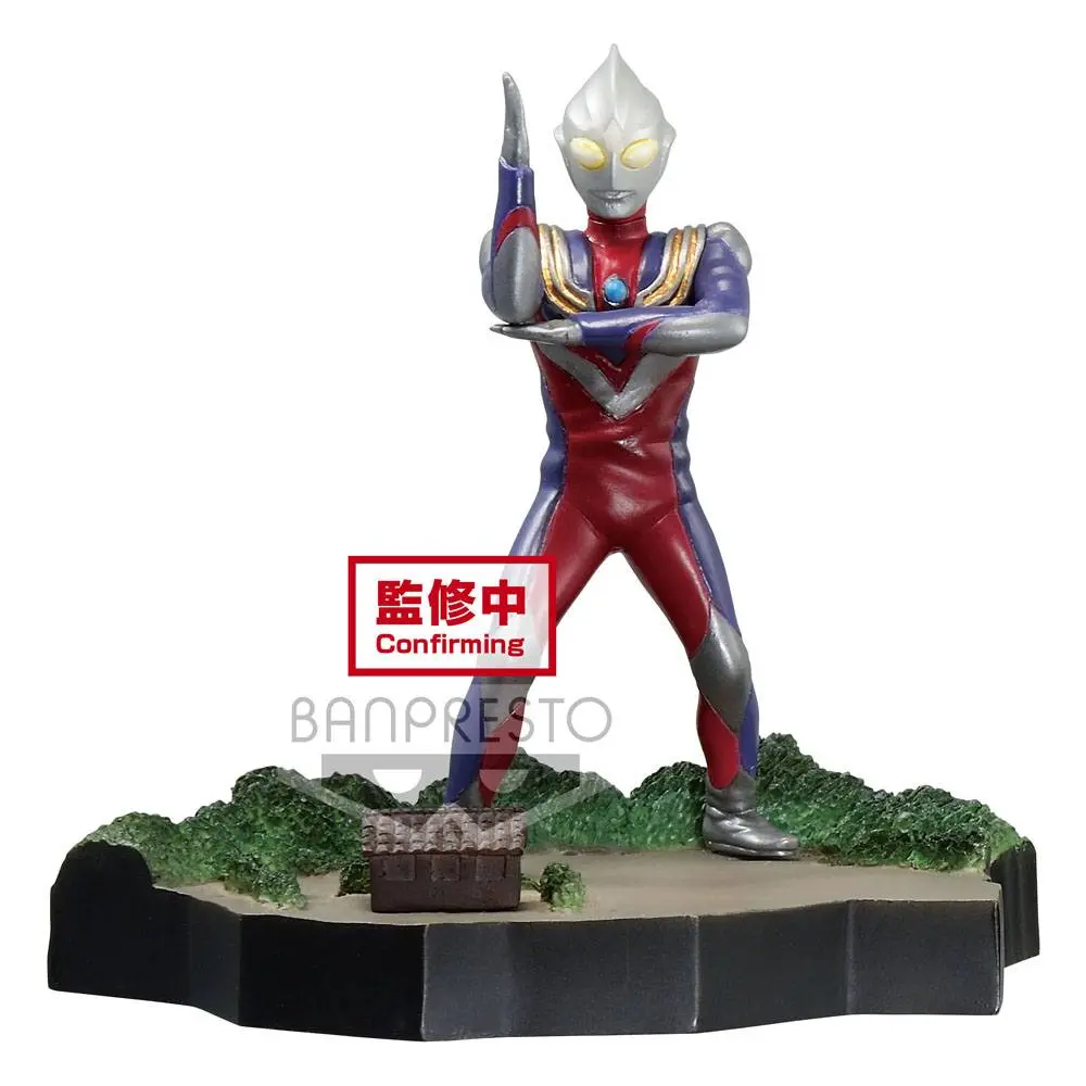 Ultraman Tiga Special Effects Stagement #49 The Ultra Star PVC Statue Ultraman Tiga Multi Type 6 cm Produktfoto