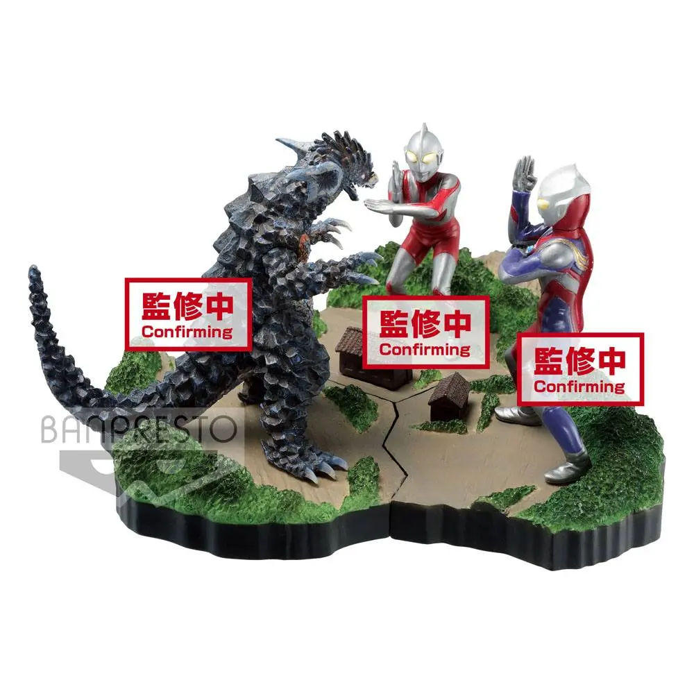 Ultraman Tiga Special Effects Stagement #49 The Ultra Star PVC Statue Ultraman Tiga Multi Type 6 cm Produktfoto