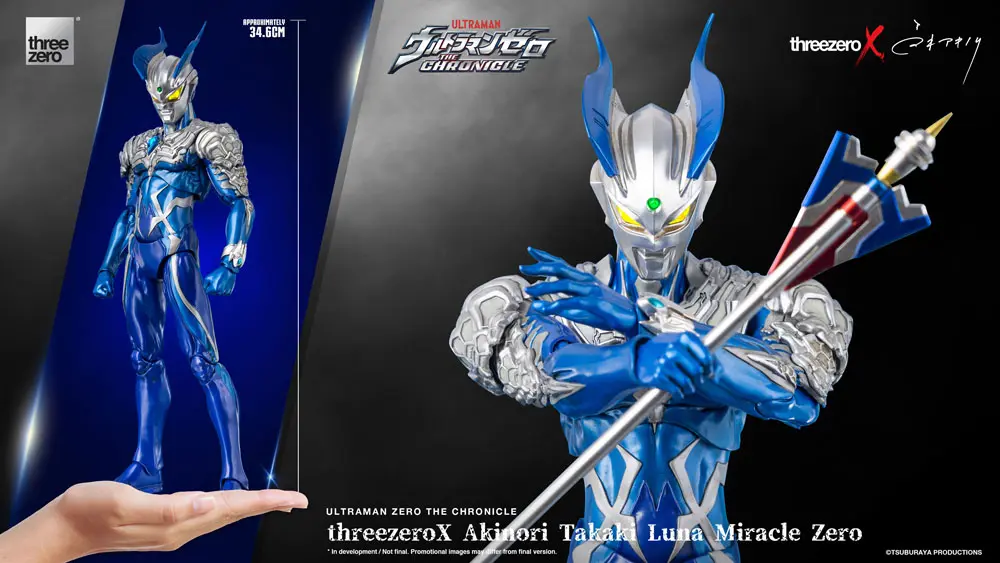Ultraman Zero: The Chronicle Action Figur 1/6 Luna Miracle Zero by Akinori Takaki 35 cm Produktfoto