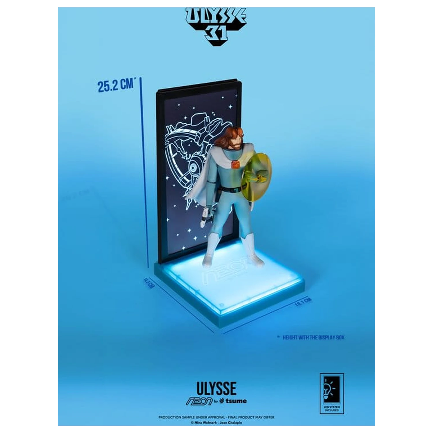 Ulysse 31 Neon Figur 1/9 Ulysse 20 cm Produktfoto