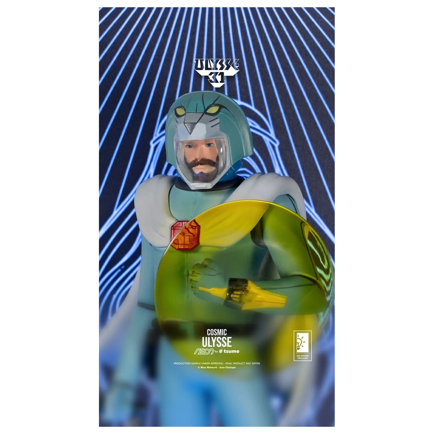 Ulysse 31 Neon Figur 1/9 Ulysse Cosmic Version 20 cm Produktfoto