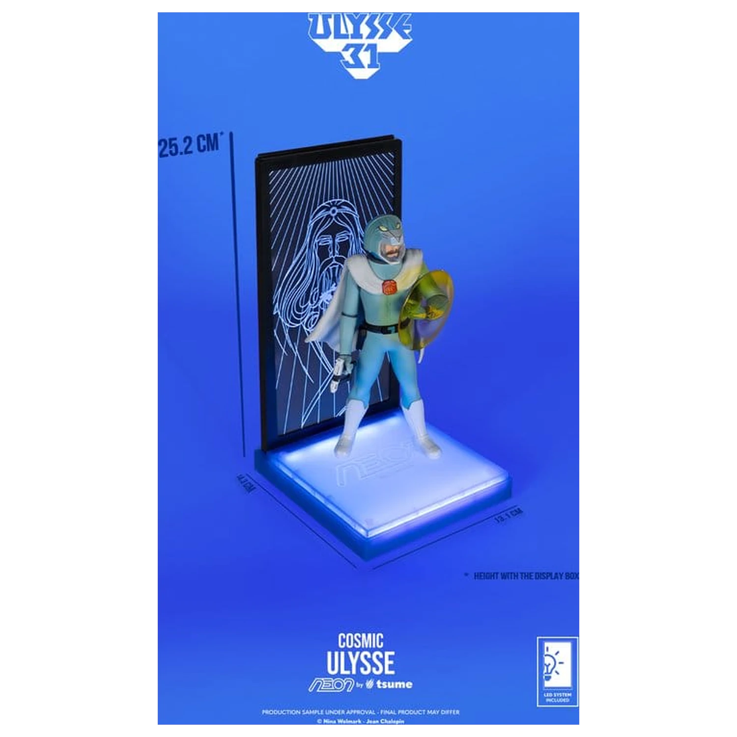 Ulysse 31 Neon Figur 1/9 Ulysse Cosmic Version 20 cm Produktfoto