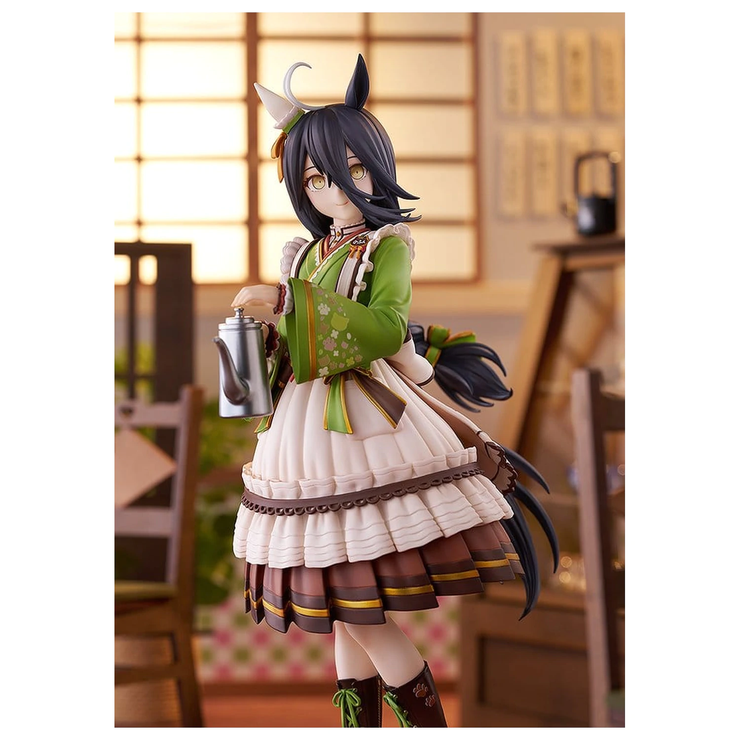 Uma Musume Pretty Derby PVC Statue 1/7 Manhattan Cafe Willow-Green Evening 24 Zentimeter Produktfoto