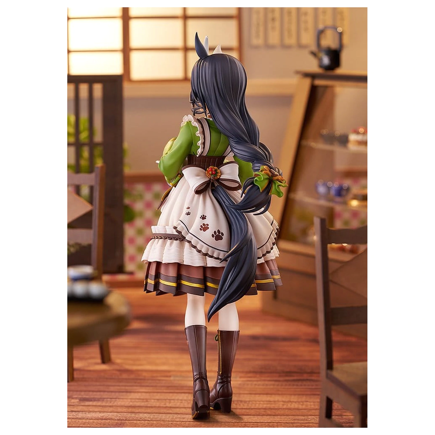 Uma Musume Pretty Derby PVC Statue 1/7 Manhattan Cafe Willow-Green Evening 24 Zentimeter Produktfoto