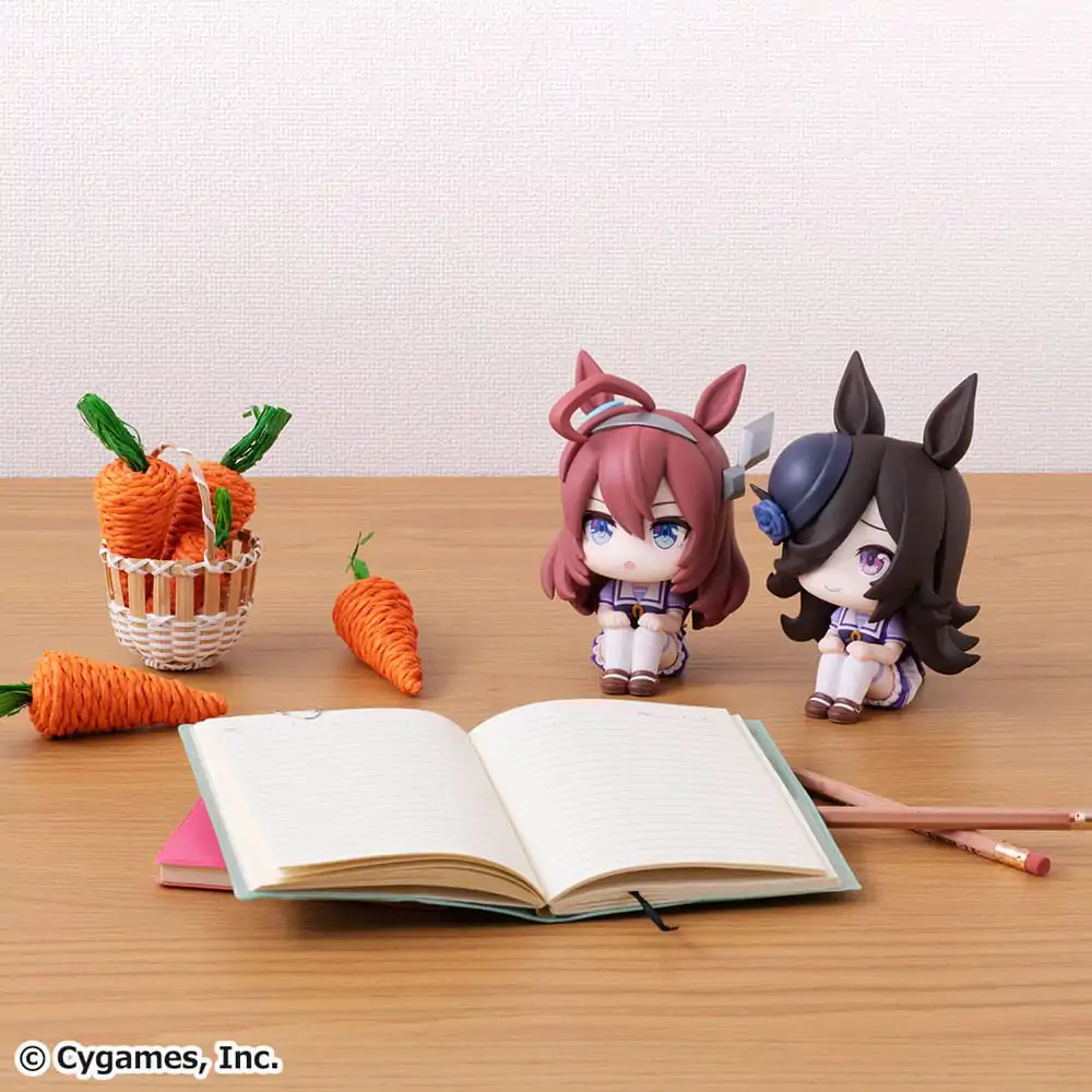 Uma Musume Pretty Derby Look Up PVC Statue Mihono Bourbon &amp; Rice Shower 11 cm (with gift) Produktfoto