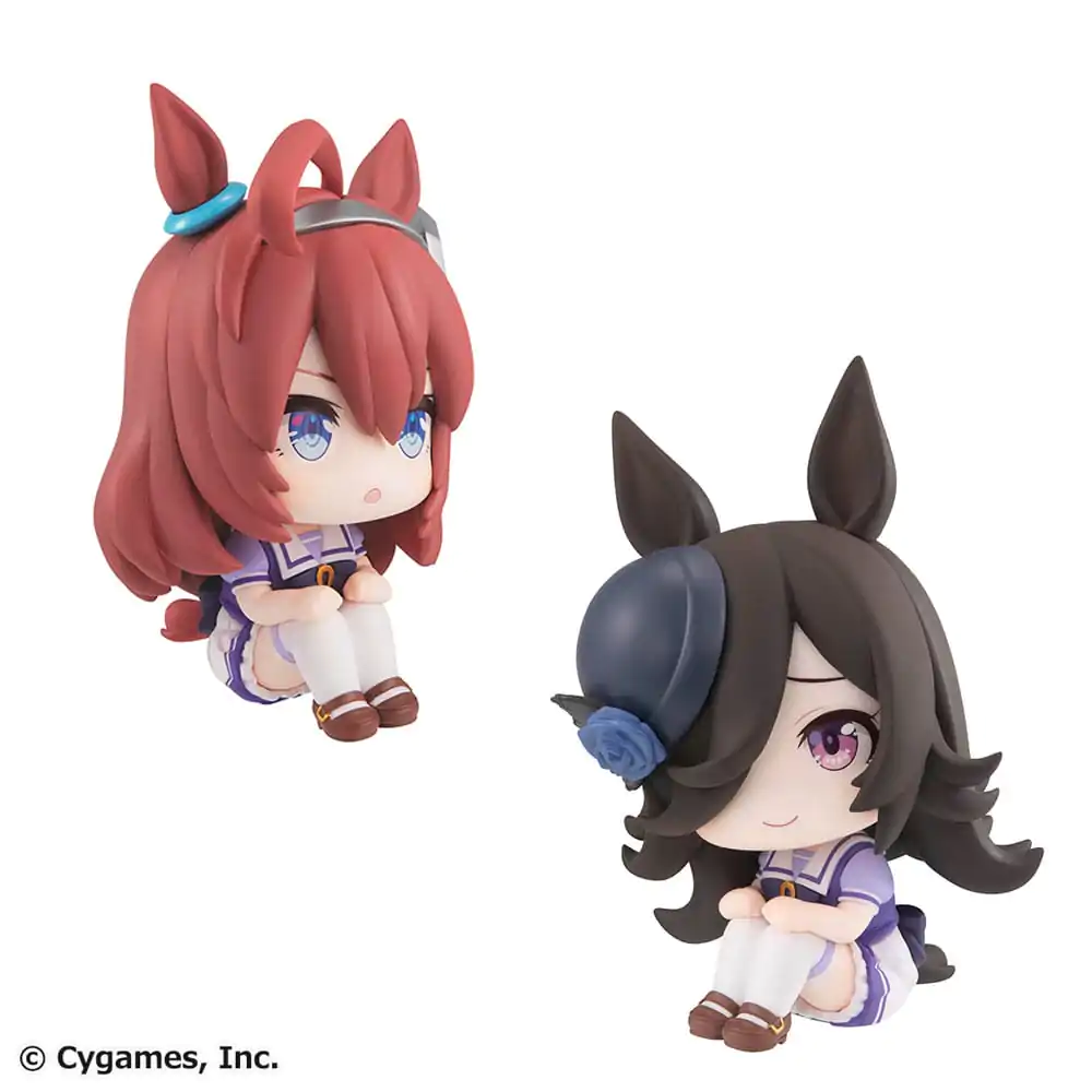 Uma Musume Pretty Derby Look Up PVC Statue Mihono Bourbon &amp; Rice Shower 11 cm (with gift) Produktfoto