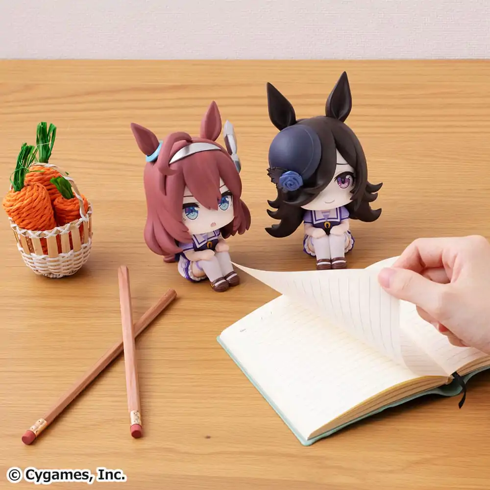 Uma Musume Pretty Derby Look Up PVC Statue Mihono Bourbon &amp; Rice Shower 11 cm (with gift) Produktfoto